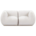 Modular Loveseat, Stone White